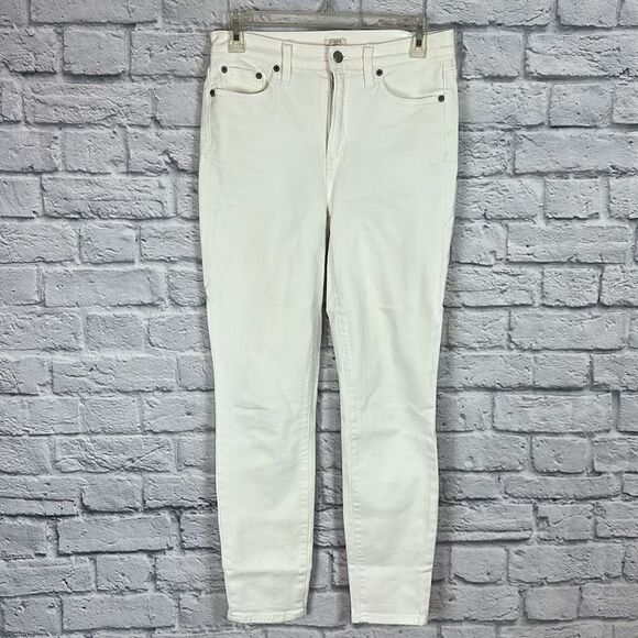 J Crew White Skinny Jeans Size 27 - Picture 1 of 7